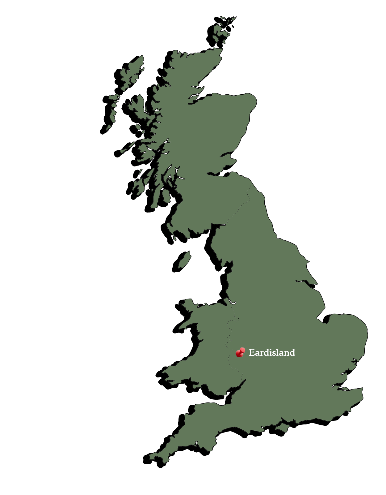 An animated map of the UK